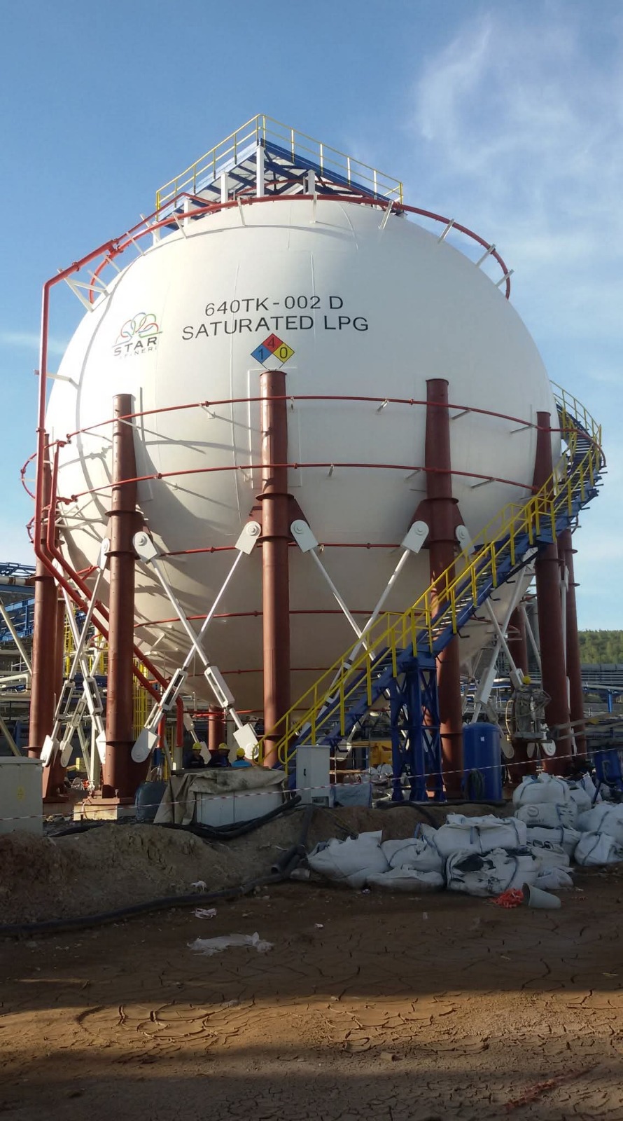 SOCAR STAR RAFİNERİSİ KÜRE TANKLARI KUMLA MABOYA ALİAĞA/İZMİR